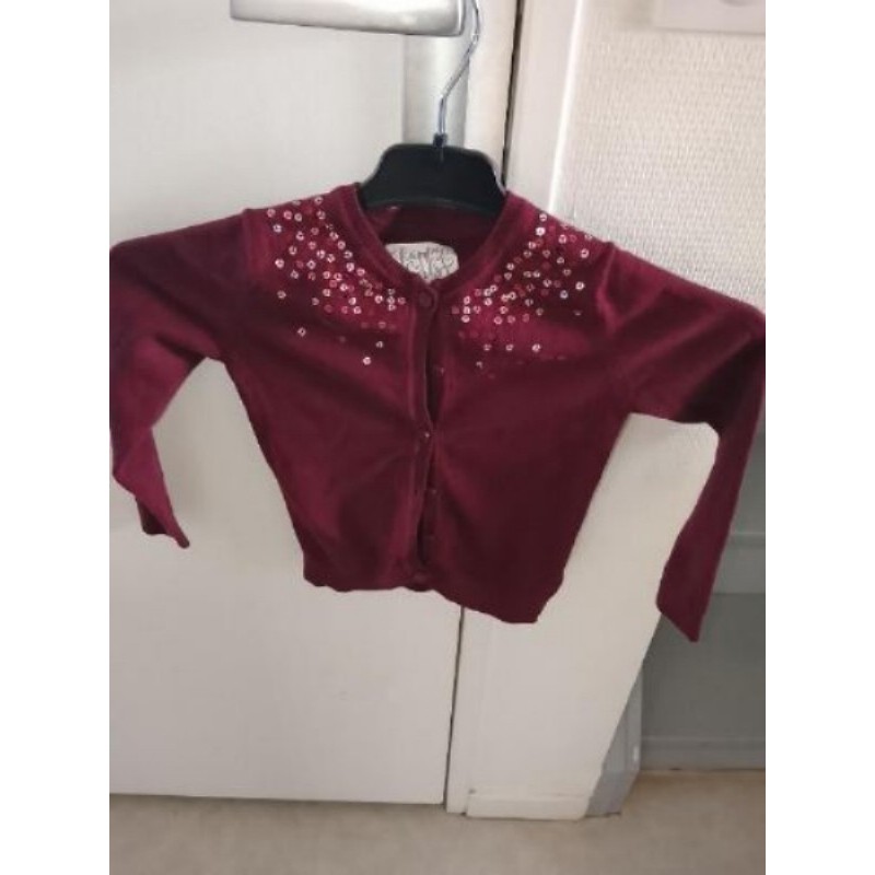 Veste en laine marque happy girls club 5 à 6 ans