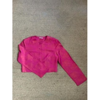 Veste courte rose indien,...