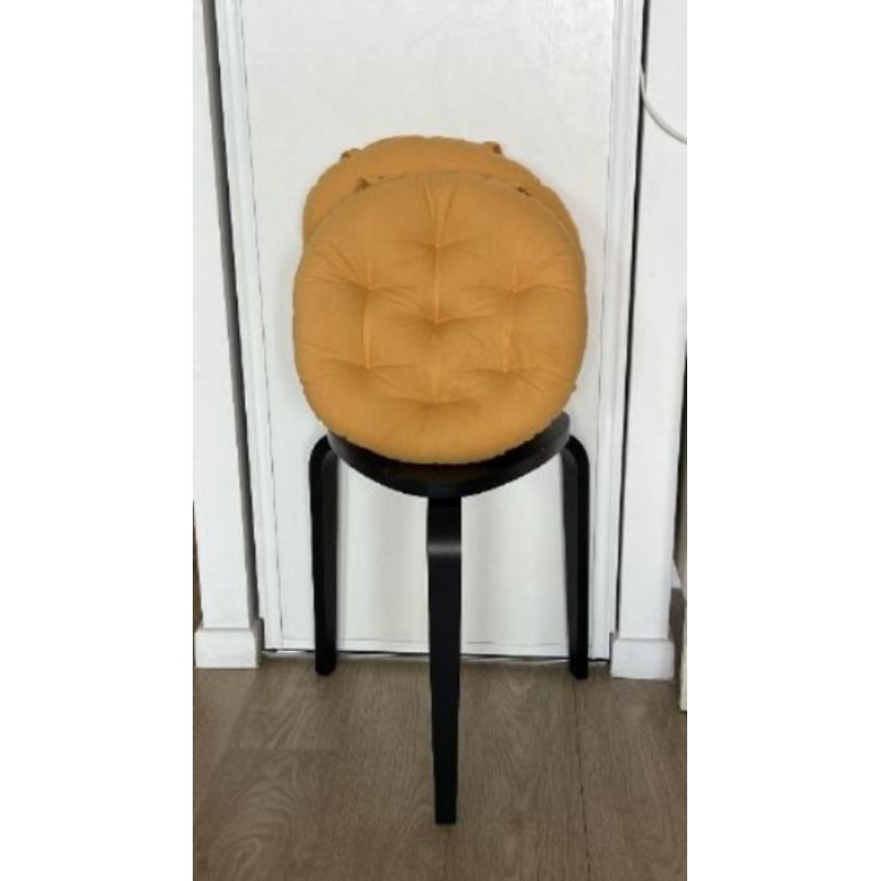 Coussin de siège rond - 38cm - Polyester - Intérieur/extérieur - 6€/piece, 10€ les 2