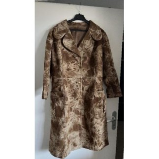Manteau long Vintage Cuir...