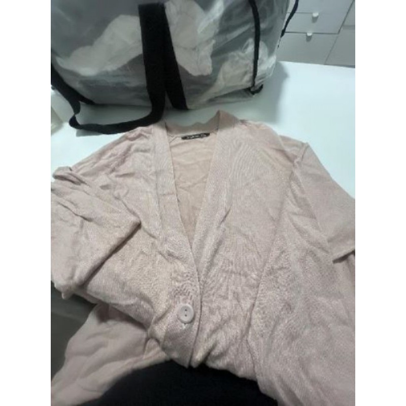 Gilet vieux rose grande taille