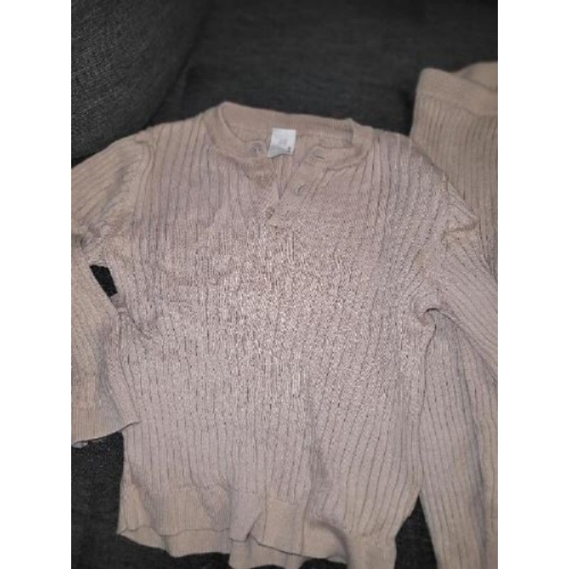 Ensemble beige garçon h&m 18mois 