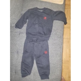 Ensemble ADIDAS garçon 12-18mois noir et rouge 