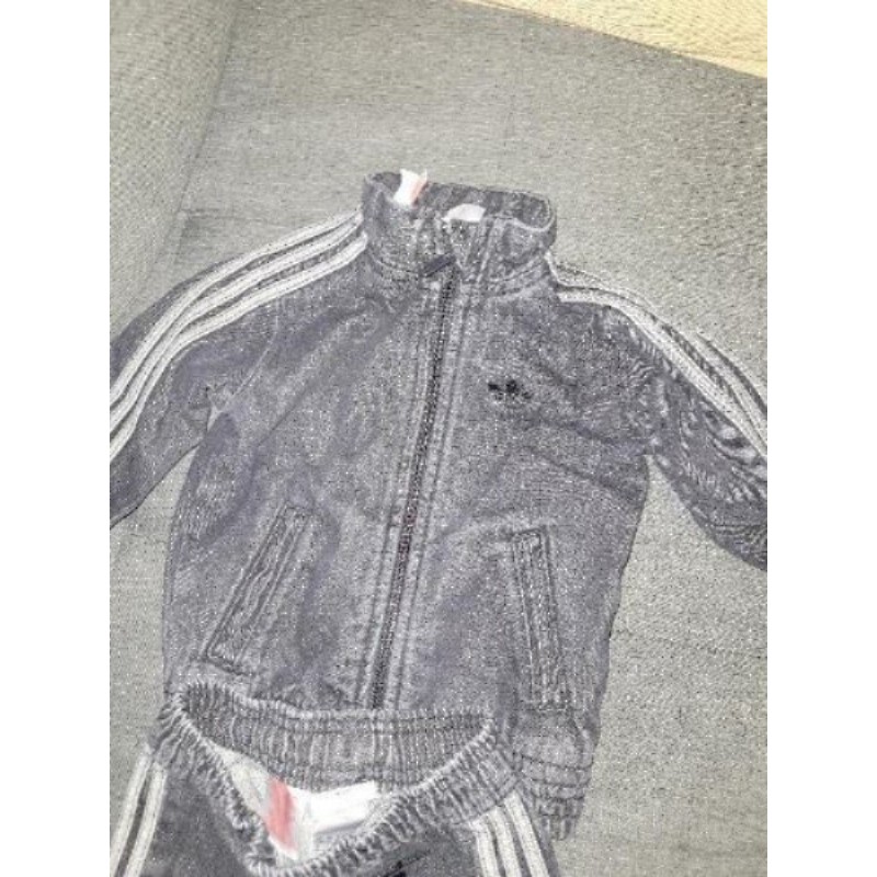 Ensemble en jean ADIDAS mixte 12-18mois noir denim