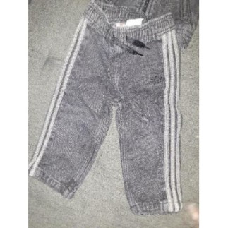 Ensemble en jean ADIDAS mixte 12-18mois noir denim
