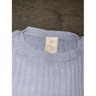 Pull bleu h&m 12 18 mois 