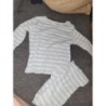 Pyjama Zeeman bleu à rayures 12-18mois 