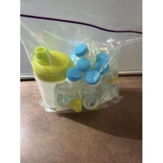 Lot de 8 gourdes réutilisables