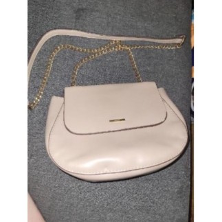Sac à main bershka beige 