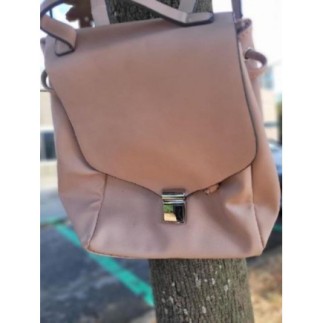 Sac à dos BERSHKA rose poudré 