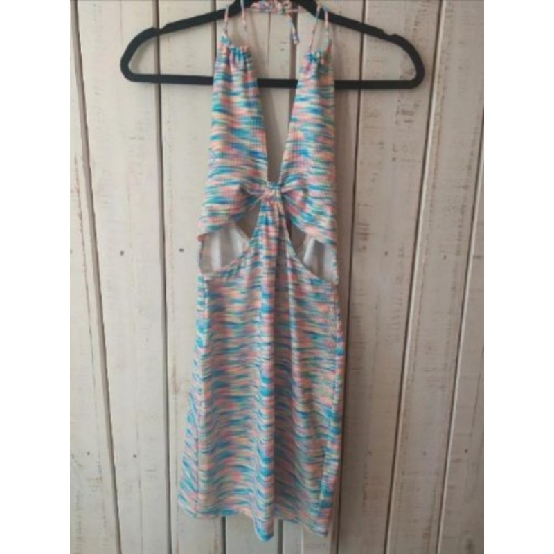 Robe été courte multicolore S Bershka