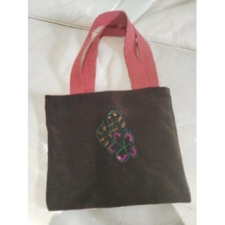 sac petite fille marron...