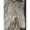robe Cyrillus 10 ans neuve étiquette gaze de coton beige manche longue 