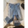 Jean mango 3-4ans bleu et crochet côté 