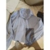 chemise zara 9-10ans bleu viscose fluide 