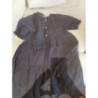 Robe monoprix 8 ans 100% lin gris bleu 