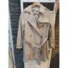 Trench mango XS beige déperlant longueur genoux 