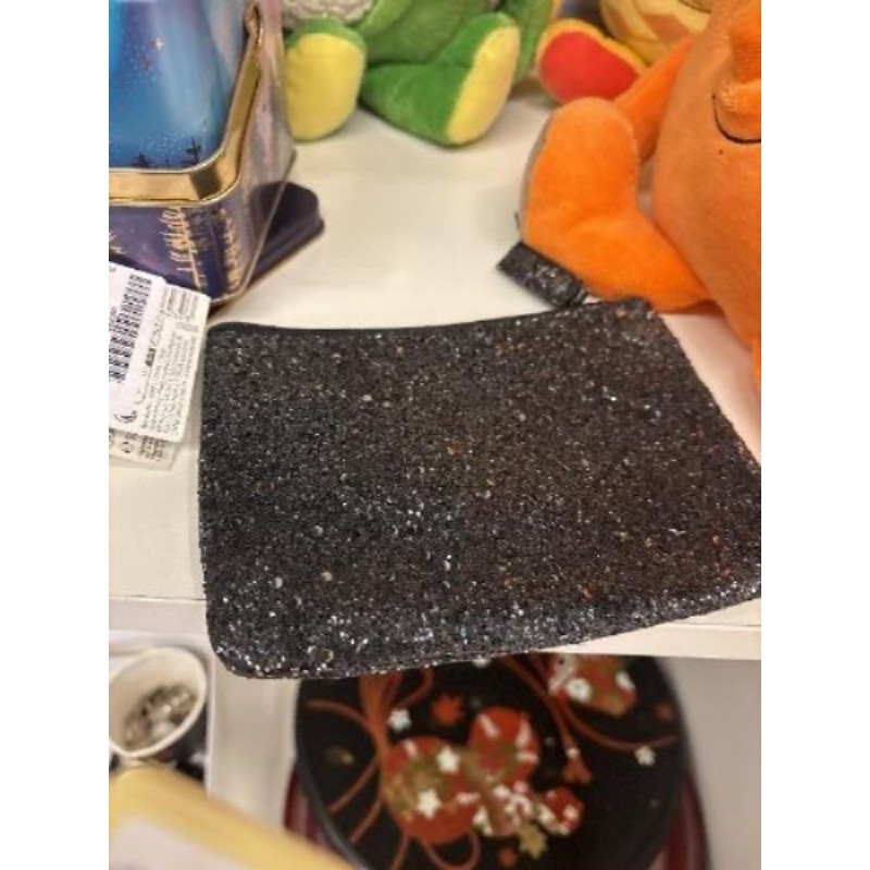 Pochette noire à paillettes 