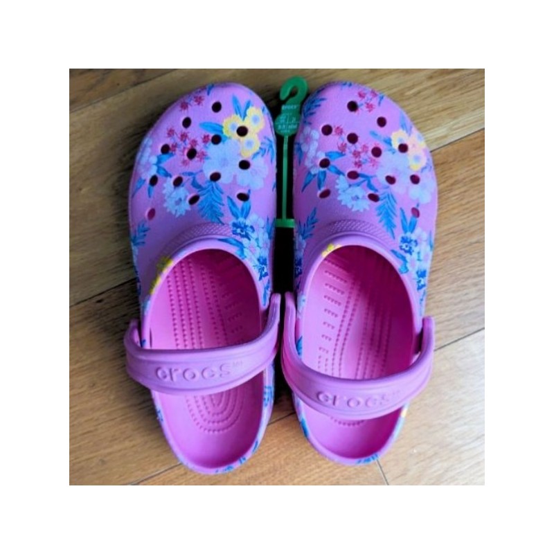 Crocs rose fleuries Taille 38/39