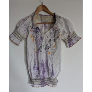 Haut violet & blanc...