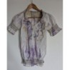 Haut violet & blanc Designal Taille : S