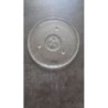 Plateau verre microonde diamètre 27 cm