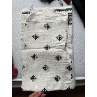 Pantalon Blanc cassé motifs...