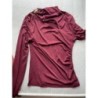 Top Prune, manche longue, Bijoux doré à droite, fendue devant Pimkie, Taille M, neuf