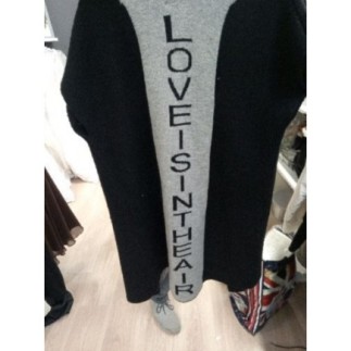 Gilet long sans manche Love...