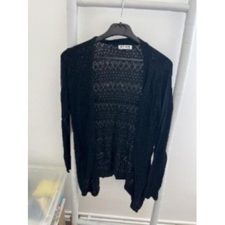 Gilet noir long taille S