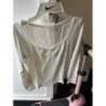 Tee-shirt ML beige Promod taille S