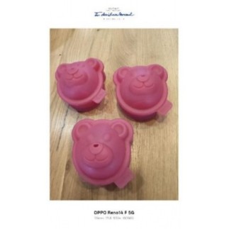 3 moules ours silicone 