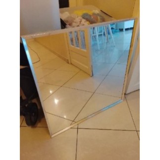 Miroir SDB argenté 70x70