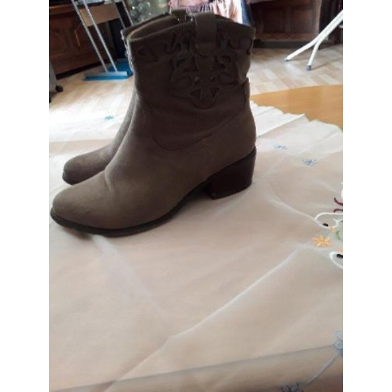 Bottines maron 38