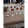 Lot de 7 verre 