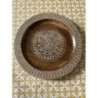 Assiette en bois décorative