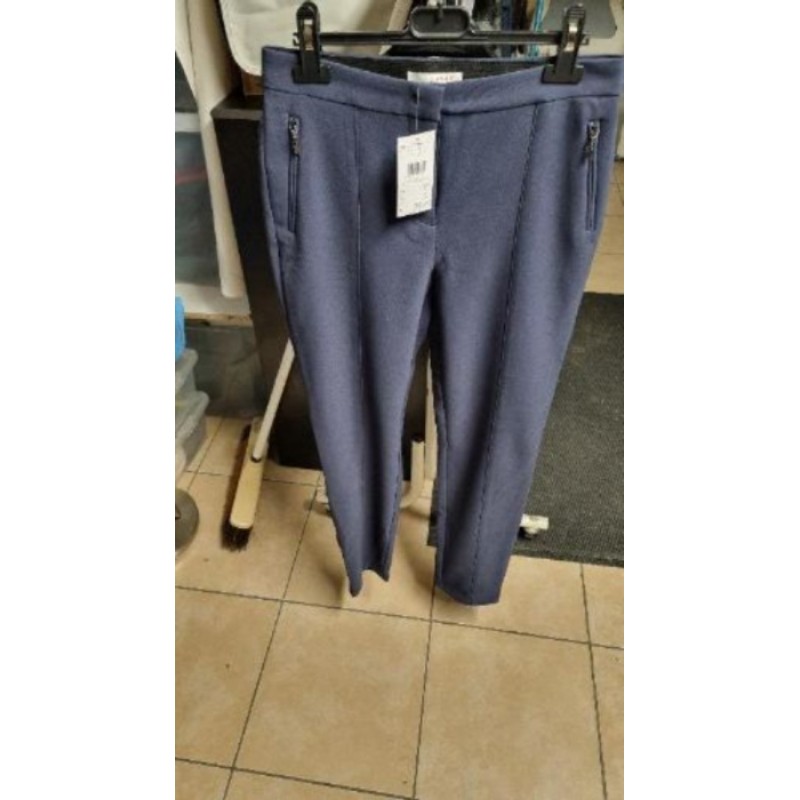 Pantalon bleu marine T 40 camaïeu 