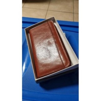 Portefeuille marron grand...
