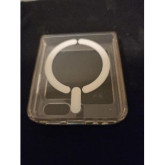 Coque transparente, Samsung Galaxy Z Flip 5 avec anneau induction 
