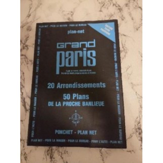Plan de Paris(20Arrondissemnts)