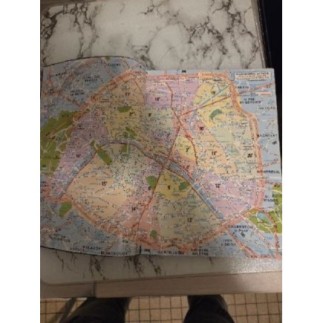 Plan de Paris(20Arrondissemnts)