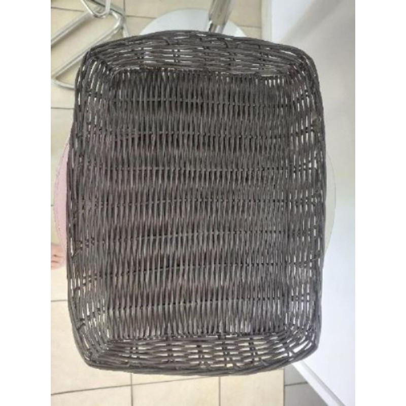 Panier rectangle noir