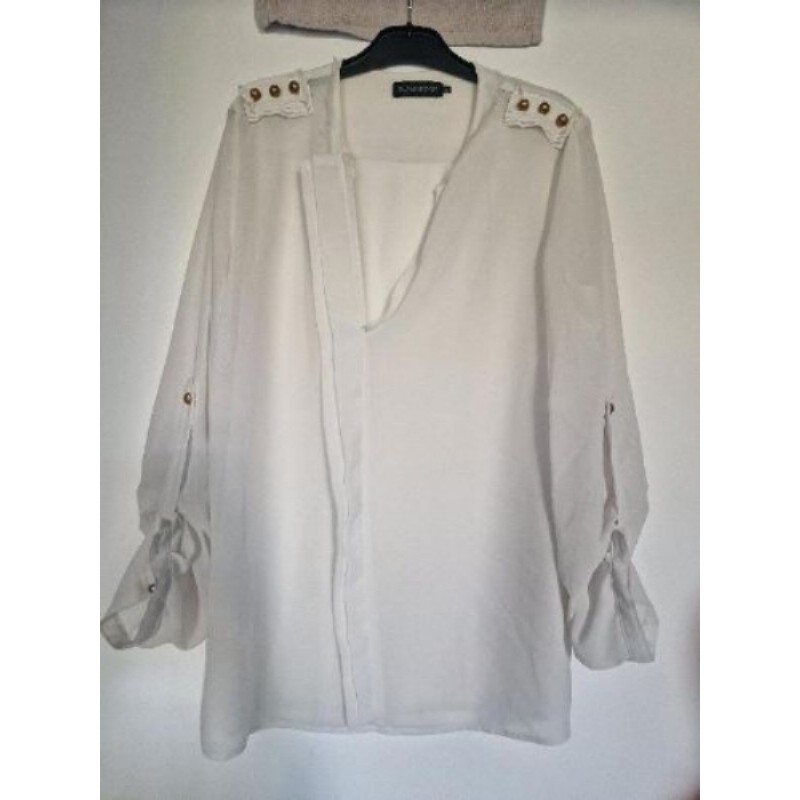 Chemisier blanc silver spoon Taille M 