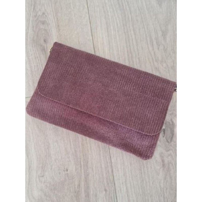 Pochette sac bordeaux 