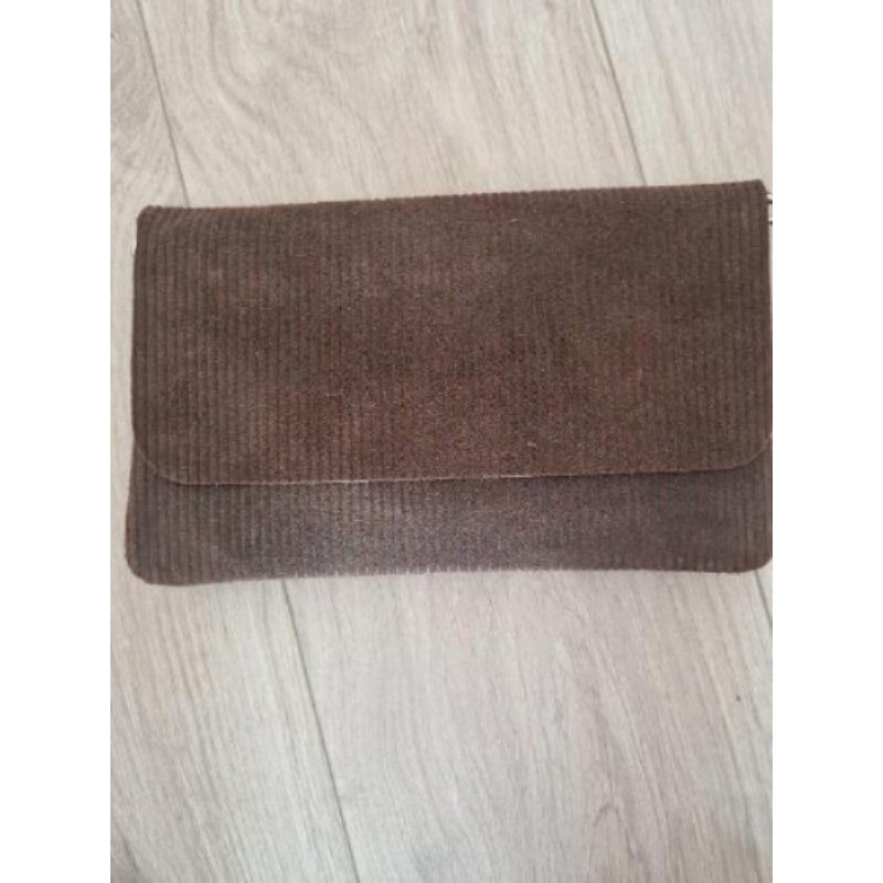 Pochette marron 