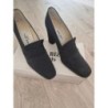 Chaussures noires neuves semelles cuir taille 51/2