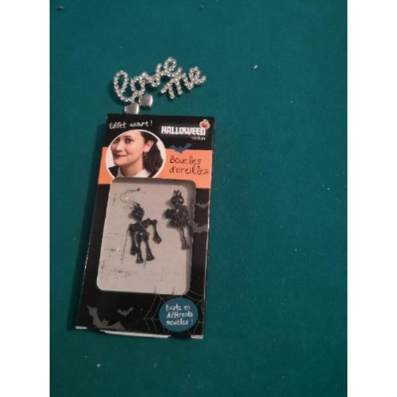 Boucle oreille et broche