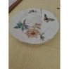 3 asdiettes fleurs papillon
