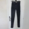 (4317) JEAN femme LEVIS 721 bleu high rise skinny W.25 L.32 (T.35) état neuf