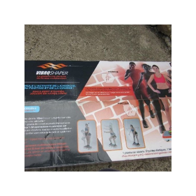 (4351) PLATEFORME vibrante VIBROSHAPER marche footing course état neuf
